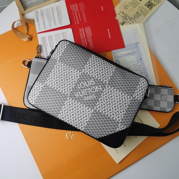 ルイヴィトンバッグ素材ディテール